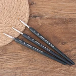 3Pcs Miniature Paint Detail Brush 0/ 00/ 000 Wolf Hair Professional Fine Detailing For Art Supplies Drawing Art Pen Paint Brush