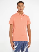 Oranžové pánské polo tričko Tommy Hilfiger - Pánské