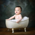 Newborn Photography Props Baby Photo Props Wrought Iron Bathtub Posing Studio Photo Studio Photography Accessories Send Duck