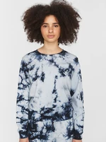 Blue patterned sweatshirt Noisy May Ilma - Women