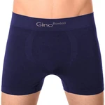 Men's boxers Gino seamless bamboo blue