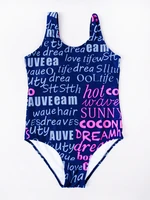 Dievčenské oblečenie Yoclub YC_Girl's_One_Piece_Swimming_Costume_LKJ-0030G-A100_N_Blue