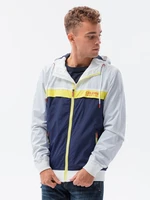 Ombre Men's hooded windbreaker jacket