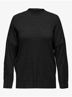 Black Women's Ribbed Sweater ONLY CARMAKOMA New Tessa - Women