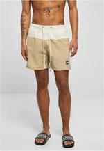 Men's Block Union Swimsuit Beige/Cream