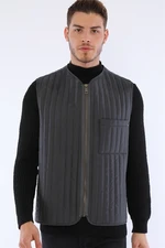 Y8611 DEWBERRY MEN'S VEST-ANTHRACITE