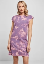 Women's bleached dress gray-purple