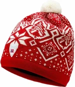 Dale of Norway Winterland Unisex Merino Wool Hat Raspberry/Off White/Red Rose UNI Téli sapka