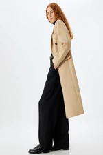 Koton Beige Women's Coat