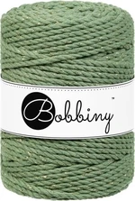 Bobbiny 3PLY Macrame Rope 5 mm 100 m Golden Eucalyptus Green Șnur