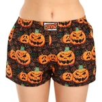 Women's shorts Styx art classic rubber Halloween pumpkin