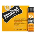 Proraso Wood And Spice olej Hot Oil Beard Treatment 4 x 17 ml