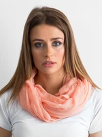 Peach scarf with rhinestones