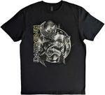 Iron Maiden Maglietta The Future Past Tour '23 Greyscale Unisex Black XL