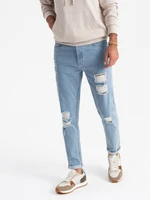 Ombre Clothing Jeans Modrá