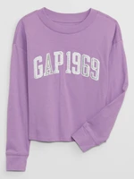 GAP Children's T-shirt with metallic logo - Girls