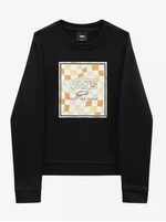 Black Girls' Sweatshirt VANS Wavy Check Box Logo - Girls