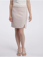 Orsay Light pink ladies tweed skirt - Ladies