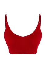 Trendyol Red Seamless Rope Strapless Bralette Knitted Bra