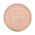 Rimmel London Stay Matte Long Lasting Pressed Powder puder z formułą matującą 002 Pink Blossom 14 g