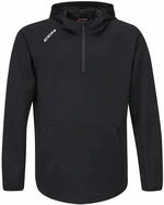 CCM Locker Room 1/4 Zip Black Mikina s kapucňou M