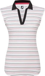 Footjoy Sleeveless Striped Lisle Black M Polo košile