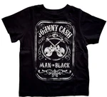 Johnny Cash Camiseta de manga corta Man In Black Kids Black 2 Years