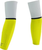 Compressport Ultralight White/Safety Yellow T2 Manchettes de course