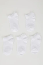 DEFACTO Baby Boy Seamless 5-Piece Cotton Booties Socks