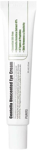 PURITO Neparfémovaný oční krém Centella Unscented (Eye Cream) 30 ml