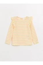 LC Waikiki Crew Neck Long Sleeve Striped Baby Girl T-Shirt