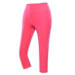 Women's quick-drying capri leggings ALPINE PRO NORVA neon knockout pink