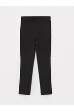 LC Waikiki Women's Straight Gabardine Trousers with Elastic Waist