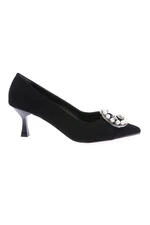 DGN Fb-40-1563 Women's Pearl Stone Heeled Shoe