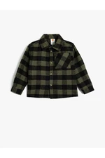 Koton Lumberjack Shirt with Flap Pocket Long Sleeves