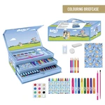 COLOURING STATIONERY SET BRIEFCASE BLUEY