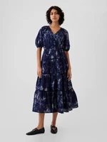 GAP Floral shirt maxi dress - Women's