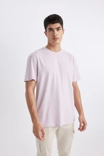 DEFACTO New Regular Fit Crew Neck Short Sleeve 100% Cotton Basic T-Shirt