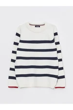 LC Waikiki Crew Neck Striped Long Sleeve Boy's Knitwear Sweater