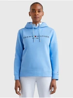 Light blue Womens Hoodie Tommy Hilfiger - Ladies