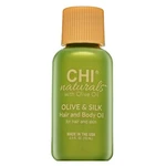 CHI Naturals with Olive Oil Olive & Silk Hair and Body Oil olejek do włosów i ciała 15 ml