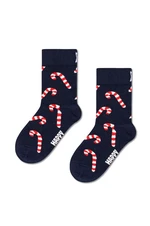 Dětské ponožky Happy Socks Candy Cane Sock tmavomodrá barva