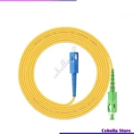 20pcs Fiber Optic Jumper SC APC-SC UPC Simplex SM LSZH Optic Patch Cord Cable 3.0mm SC/APC-SC/UPC