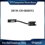 TT New Original Heatsink For Dell Inspiron 7472 Radiator Cooling Copper Tube 0K8HY2 K8HY2 CN-0K8HY2 Fast Shipping