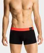 Man boxers ATLANTIC PREMIUM with mikromodal - black/orange