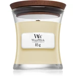 Woodwick White Teak vonná svíčka s dřevěným knotem 85 g