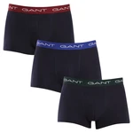 3PACK pánské boxerky Gant modré