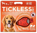 TICKLESS PET - Ultrazvukový odpudzovač kliešťov a bĺch pre psy - oranžový