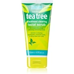 Beauty Formulas Tea Tree čistiaci pleťový peeling pre problematickú pleť 150 ml