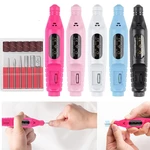 Mini Electric Drill Grinder Set Variable Speed Rotary Polishing Carving Tool USB Charging Manicure Tools Set